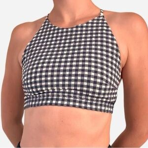J. Crew Gingham Halter Top Sz--Small